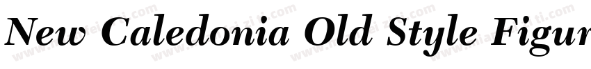 New Caledonia Old Style Figures字体转换